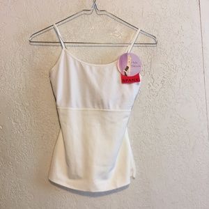 SPANX Cami Tank Top~SMALL WHITE~NWT w Spot As-Is